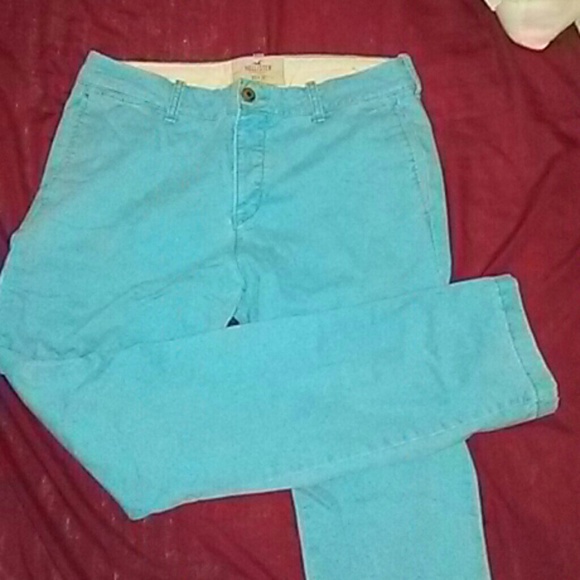 Baby blue Hollister khakis