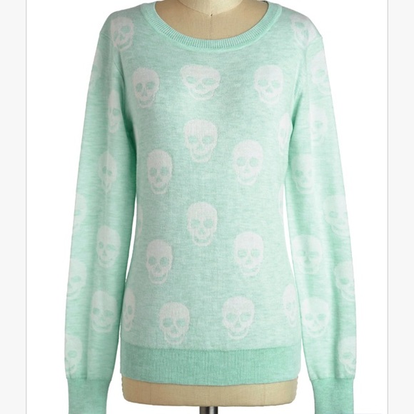 Modcloth Right Attitude Sweater in Mint