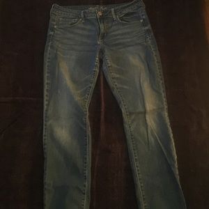 American Eagle skinny jeans.