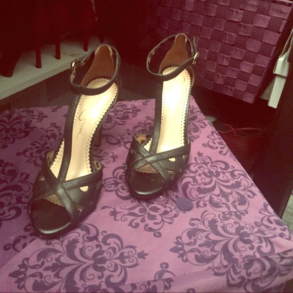 Jessica Simpson Black Heels