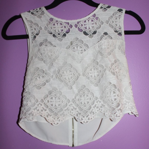 Floral Cropped Tank Top