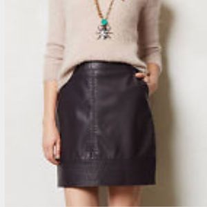 Like New Vegan Leather Skirt (Pockets!!)