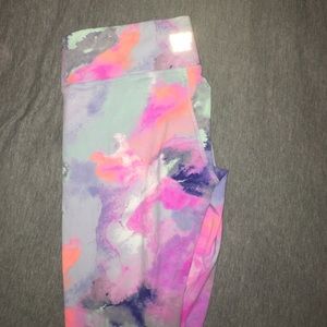 Pink warm up pants