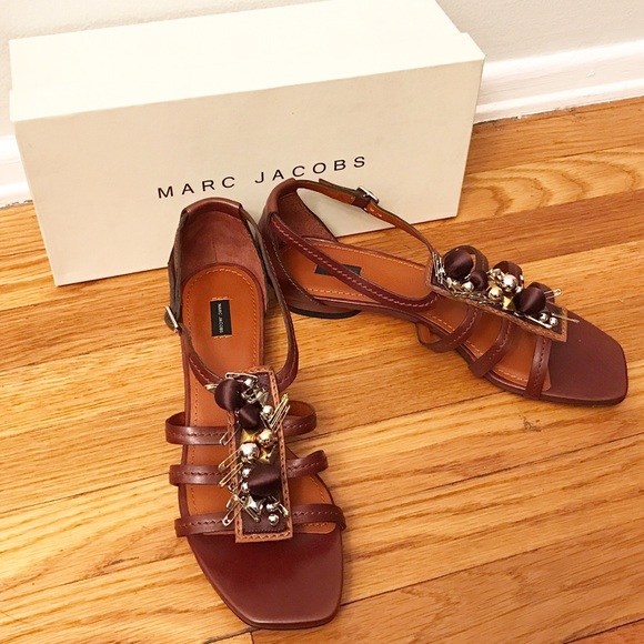 New Marc Jacobs Leather Sandals