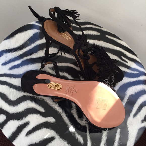 Brand New Aquazzura wild thing lace up heels - Picture 5 of 7