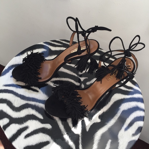 Brand New Aquazzura wild thing lace up heels - Picture 7 of 7