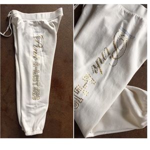 VICTORIAS SECRET Limited Edition Crop Sweatpants