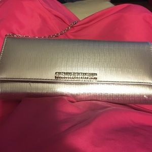 Silver Aldo Purse with chain