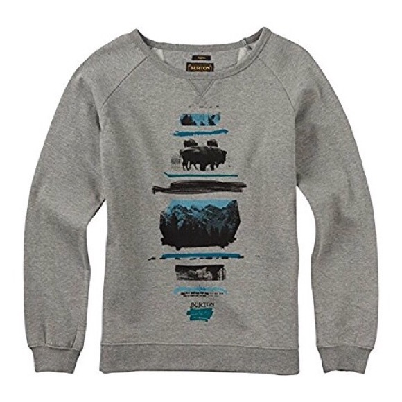 Burton Tops - BURTON Tumbled Down Crew Tee