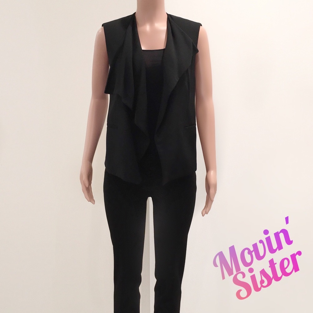 Zara Women's Vest, SZ M, NWT, Black