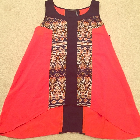 Swingy nylon high low tankbt THML
