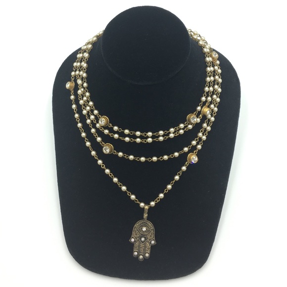 Virgin Saints and Angels statement necklace