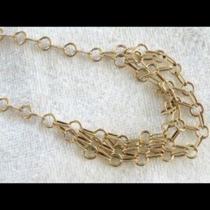 14K Circle Cascata necklace