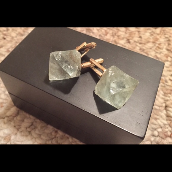 🎁NWOT Madeleine Rowe Genuine Flourite Cufflinks🎁
