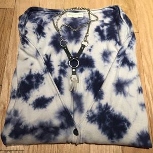 Urban outfitters tie dye cardigan medium