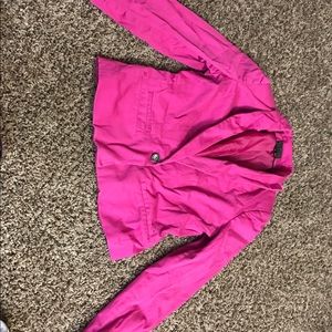 Hot Pink Blazer Long Sleeves