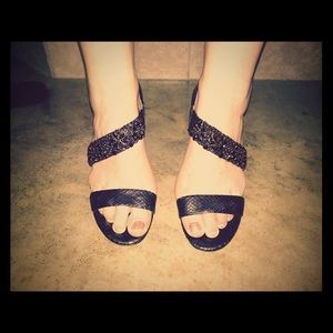Vera Wang Lavender Heels- worn once for a wedding.