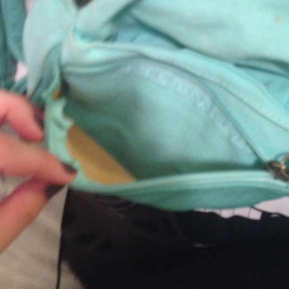 Blue mini backpack - Picture 3 of 3