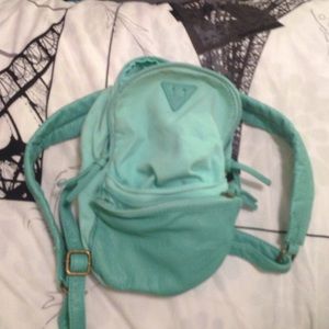 Blue mini backpack