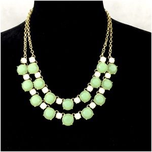NWT Loft Jade Double Tier Necklace