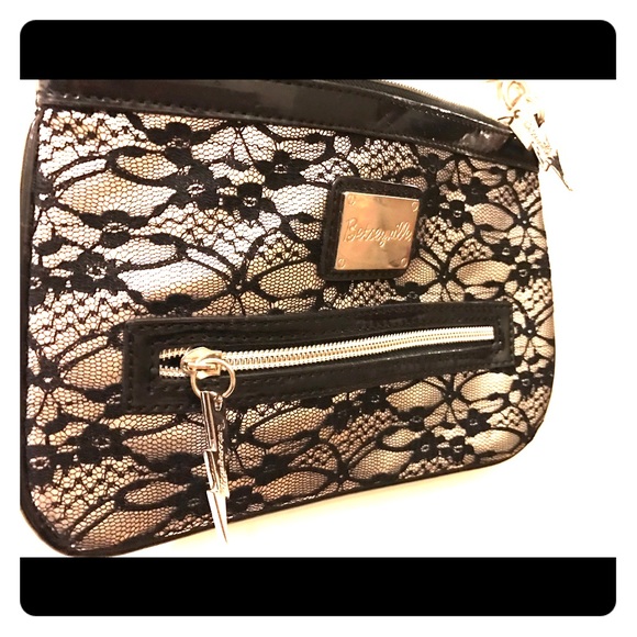 Betsey Johnson "betseyville" mini crossbody bag