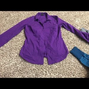 Purple Collared Shirt