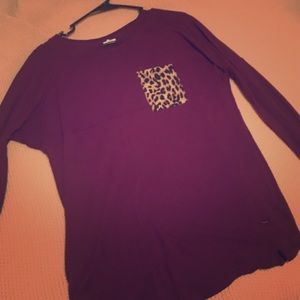 PINK maroon long sleeve tshirt.