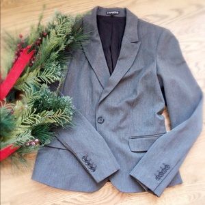 Express 12 gray blazer