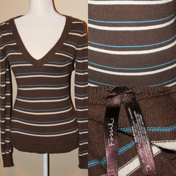 FOSSIL striped sweater