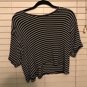 Brandy Melville striped crop top:)