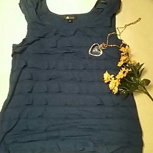 AB Studio layered blouse