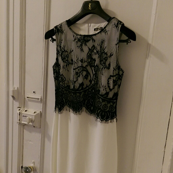 Dress black & white cocktail dress.