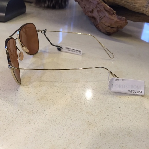 Oliver Peoples Aviator Sunglasses