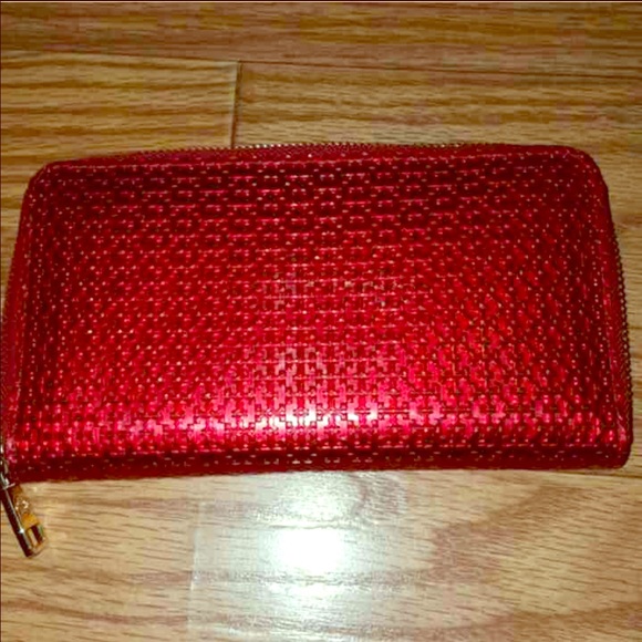 TB👌 TB authentic wallet red patent