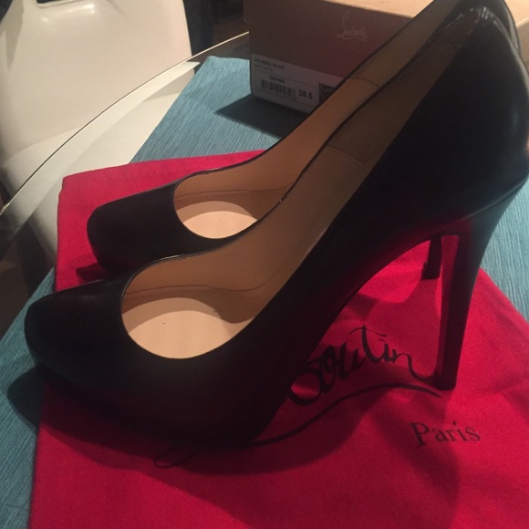 Brand new black Louboutin Rolando 120