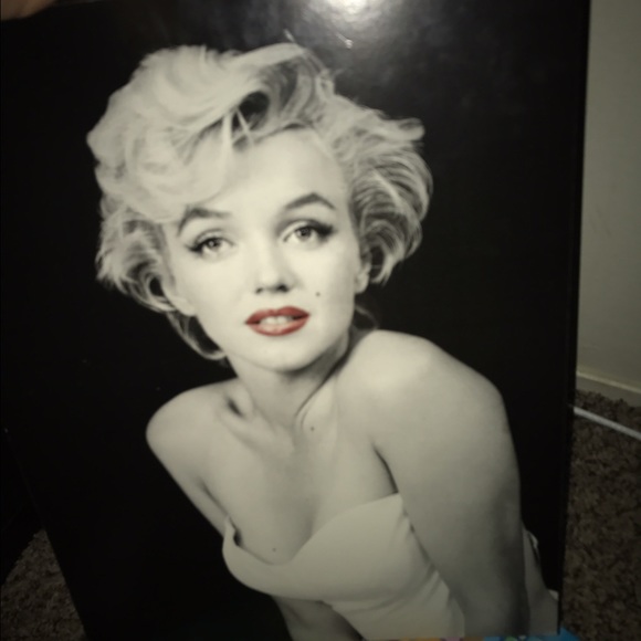 Marilyn Monroe solid wood picture