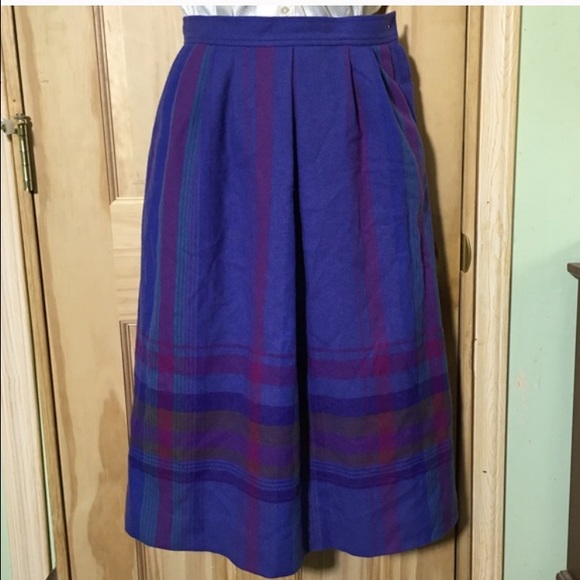 Vintage Size 8 Pendleton A-line skirt