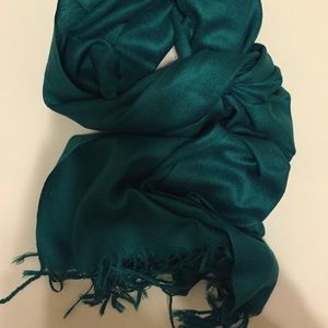 Teal scarf