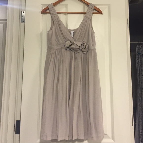 Anthropologie dove grey party dress. - Picture 1 of 4