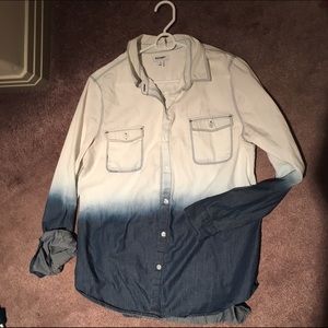 Ombré button up shirt
