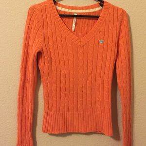 Orange sweater