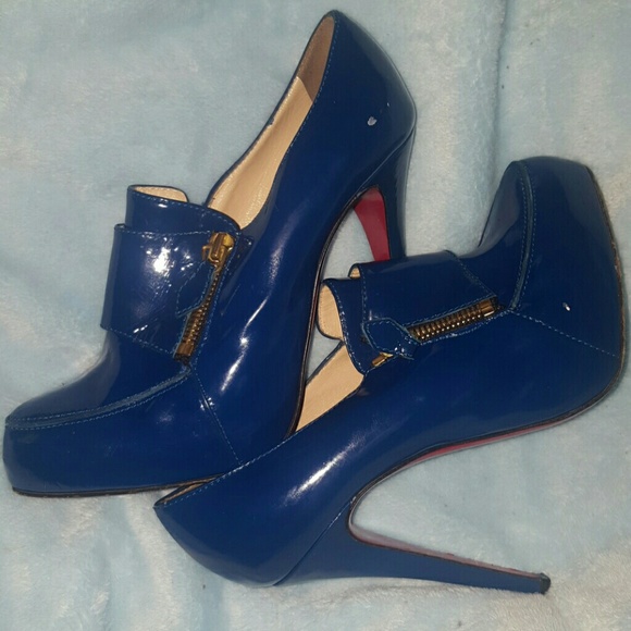 Christian Louboutin Lapono Patent 120mm Ankle Boot