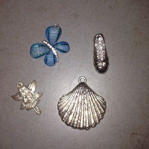 And assortment of necklace charms