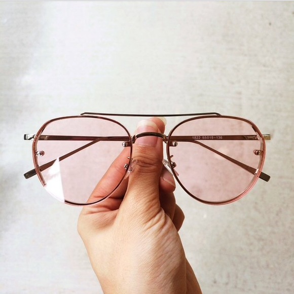 Pink sunglasses