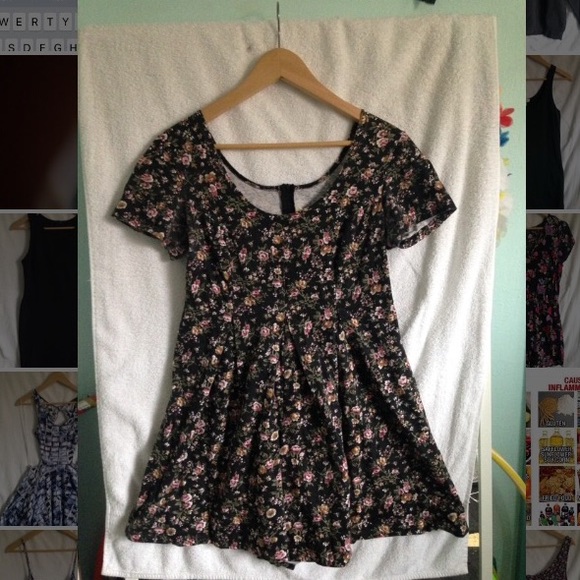 Vintage Floral Romper