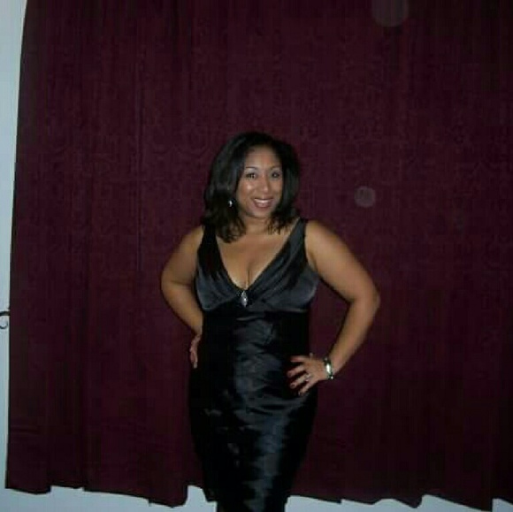 Black party dress size 14