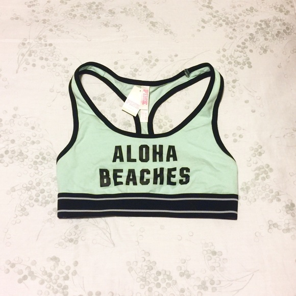 VS PINK "Aloha Beaches" Yoga/Sports Bra - NWT