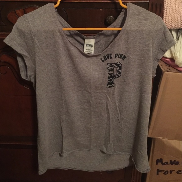 Victoria's Secret PINK gray T-shirt