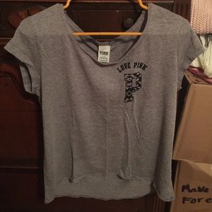 Victoria's Secret PINK gray T-shirt