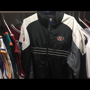 NFL SAN Fransisco Zip-Up Windbreaker